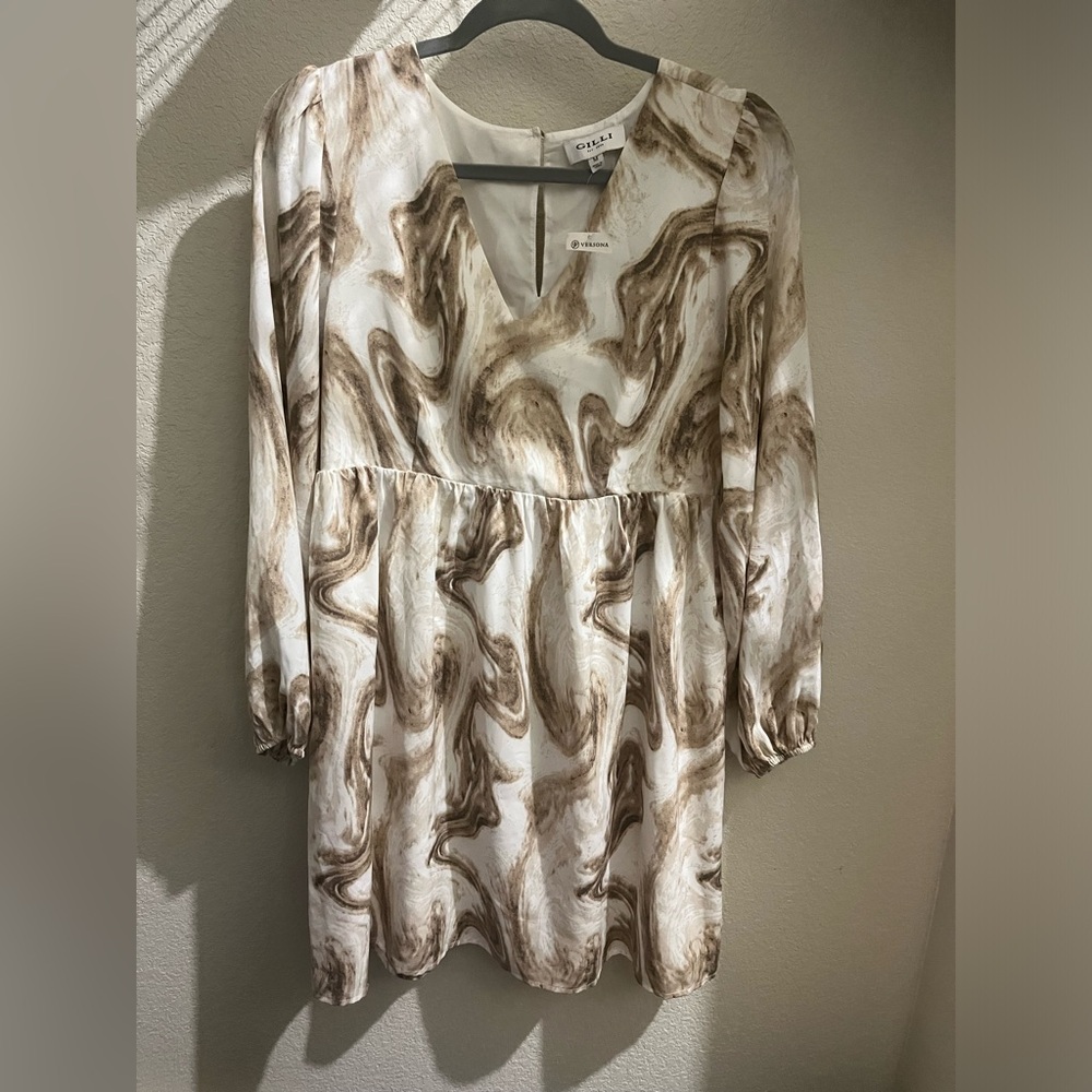 Short dress, marble dress